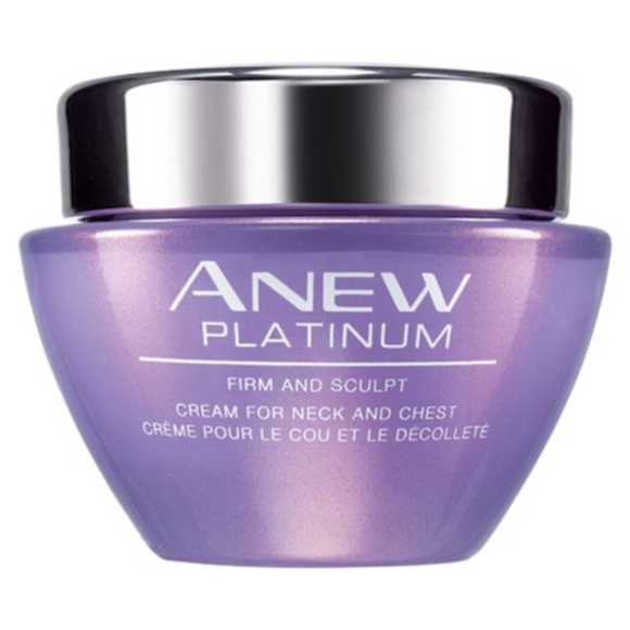 *AVON* Anew Platinum Firm & Sculpt Neck & Chest Cream Size 1.7 oz. - Picture 1 of 5